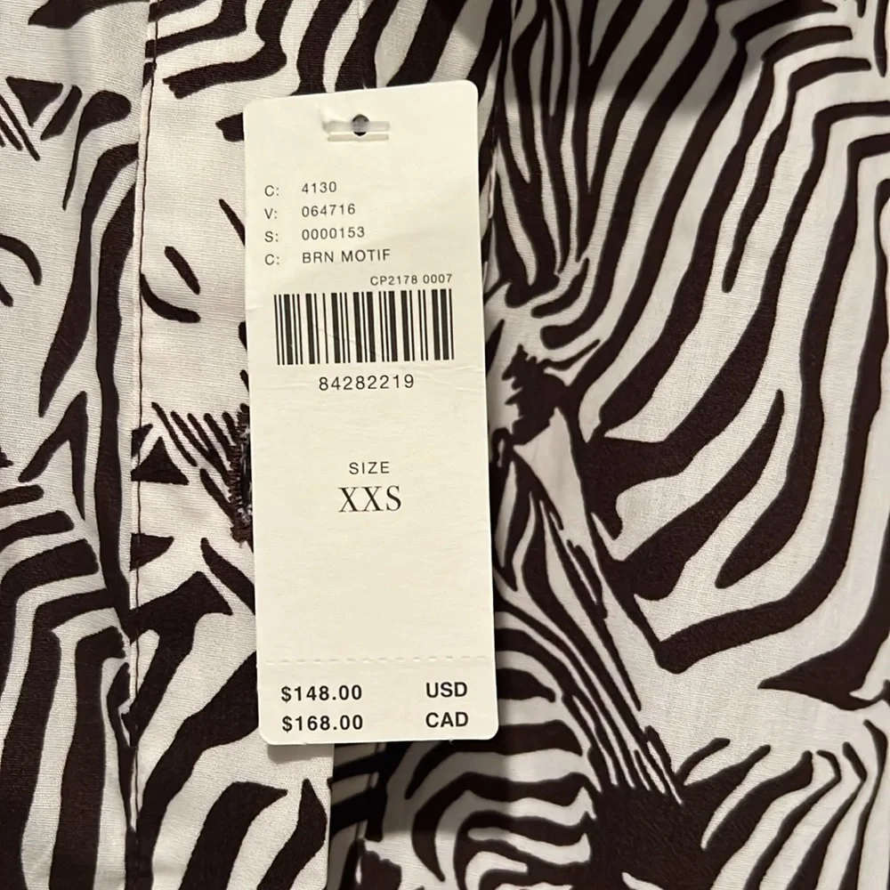 *NWT* ANTHROPOLOGIE THE BETTINA TIERED SHIRT DRESS BY MAEVE - Picture 7 of 7